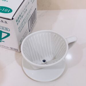 日本 巴哈咖啡  咖啡巴哈 101型 單孔梯形濾杯 深濾過層磁器製 1-2人 濾杯組