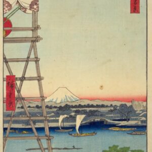 《歌川廣重 名川江戶百景》耳掛咖啡系列 〈兩國回向院與元柳橋〉